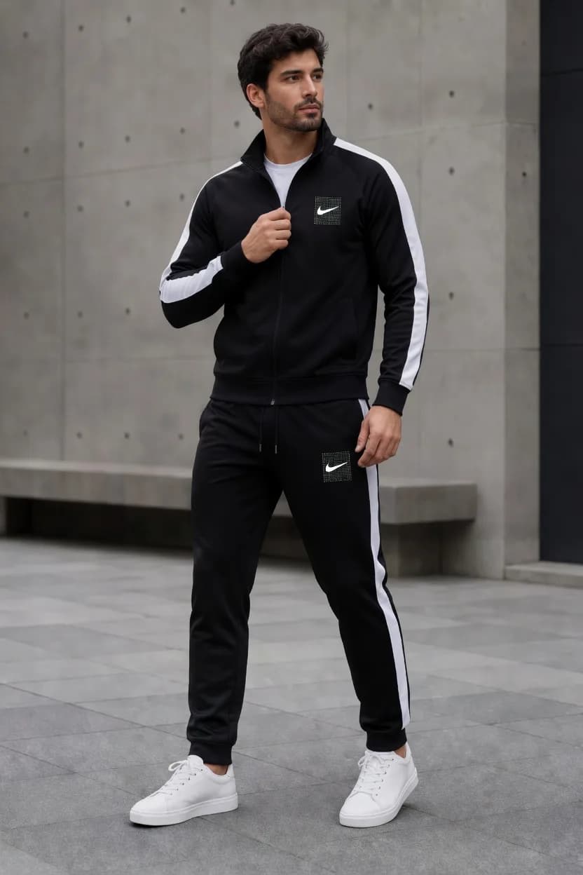 Black & White Men’s Tracksuit